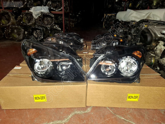 ÖZMEN OPEL ASTRA H SAĞ SOL ÖN FAR SİYAH ÇİFT ADET