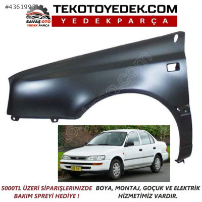 COROLLA AE-100 ÖN ÇAMURLUK SAĞ SOL 1993 1994 1995 / KAMPANYA