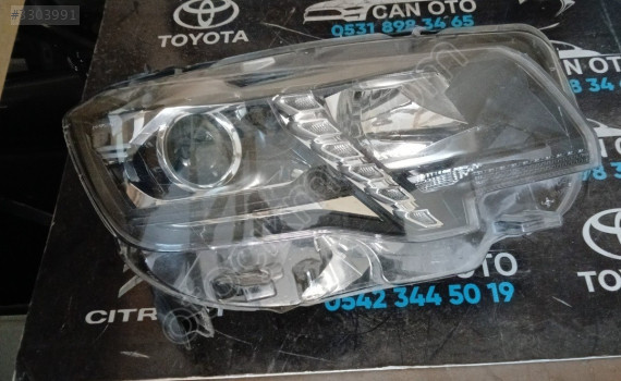 Peugeot rifter mercekli sağ far