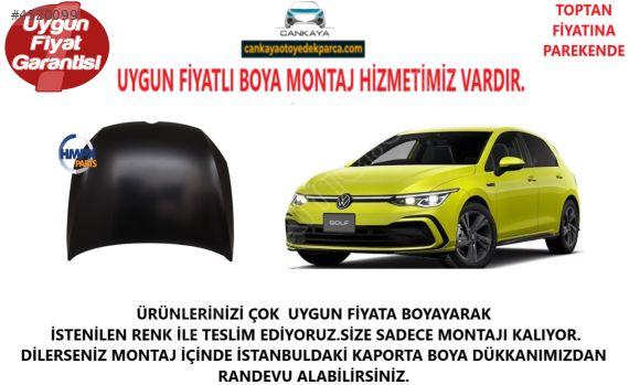 GOLF 8 MOTOR KAPUTU 2020 2021 2022 2023 2024