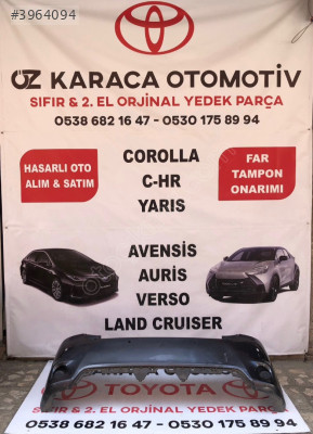 2009-2012 TOYOTA AURIS ÇIKMA ORJINAL ARKA TAMPON