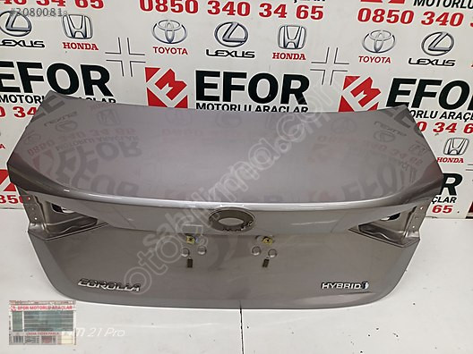 TOYOTA COROLLA BAGAJ KAPAĞI ÇIKMA ORİJİNAL PARÇA 2019-2024