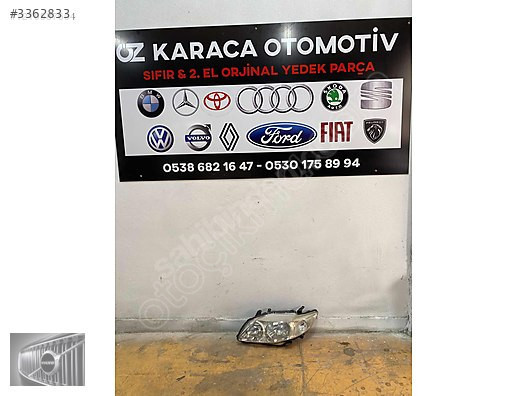 2008-2011 TOYOTA COROLLA ÇIKMA ORJİNAL SOL ÖN FAR