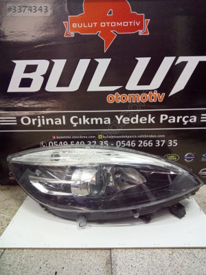 Renault scenic 3 sağ mercekli far orjinal çıkma