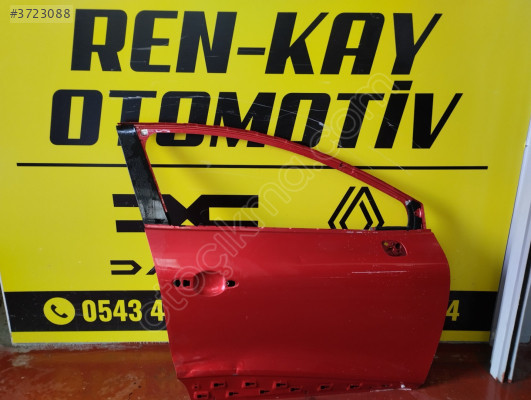 802766252R RENAULT CLİO 4 SAĞ ÖN KAPI KIRMIZI ORJ RENKAY KOCAELİ