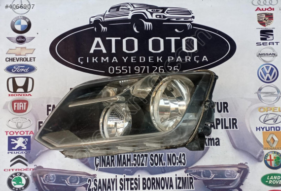VOLKSWAGEN AMAROK ORJİNAL CIKMA SOL FAR