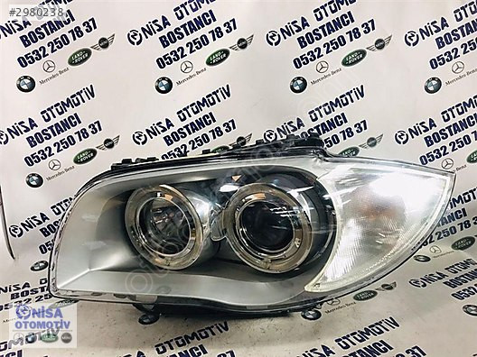 BMW 1 SERİSİ E87 MAKYAJSIZ XENON SOL FAR 63126924489