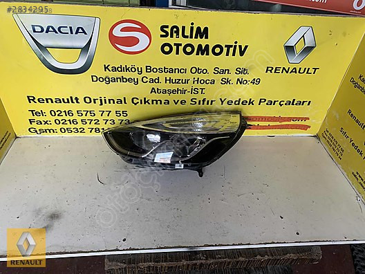 RENAULT CLİO 4 SOL FAR ORJİNAL ÇIKMA PARÇALARI 2017-2019