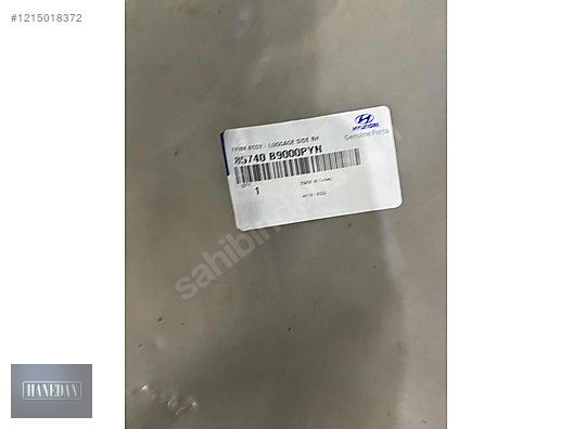 HYUNDAİ İ10 SAĞ BAGAJ KAPLAMASI 85740B4200PYN