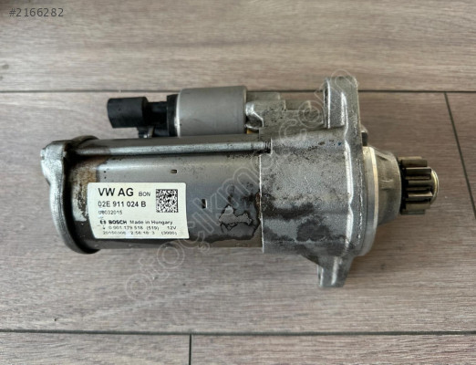 Çıkma Marş Motoru VW 1.4 TSI 7 İleri DSG  02E911024B