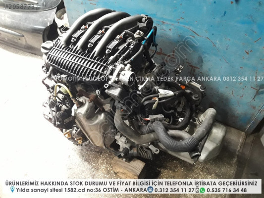 citroen c-elysee 1.2 benzinli çıkma motor (euro6)