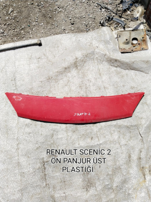 RENAULT SCENİC 2 ORJİNAL ÖN PANJUR ÜST PLASTİĞİ