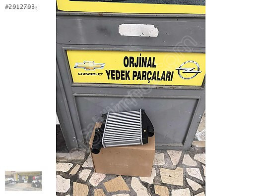 Opel combo e intercooler turbo radyatörü