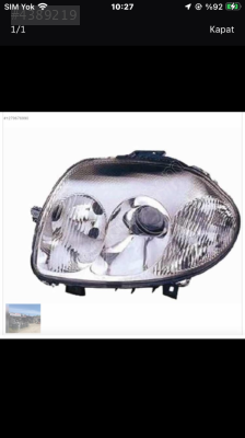 Renault clio mercekli sağ far 98-01