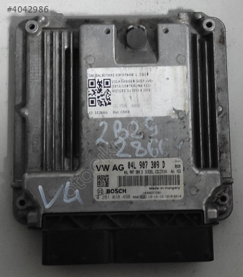 VW GOLF MOTOR BEYNİ DIESEL EDC17C64 04L907309D 0281018498