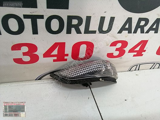 TOYOTA YARİS SAĞ AYNA SİNYALİ ÇIKMA ORJİNAL PARÇA 2012-2019