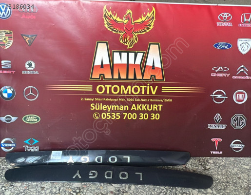 DACŞA LODGY ORJİNAL ÇIKMA TEMİZ ARKA BAGAJ ÇITASI