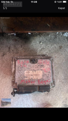 Volksvagen golf 2.0 motor beyni