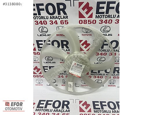 TOYOTA COROLLA SIFIR FAN PERVANESİ 1.6 19-22 OEM NO:16361-0T170