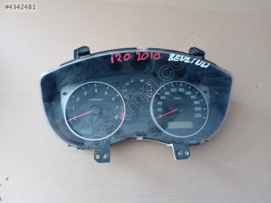 hyundai i20 2010 1.2 gösterge/km saati (son fiyat)