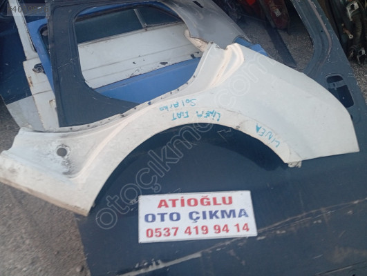 Fiat linea  arka sol camurluk yarım 2007-20016