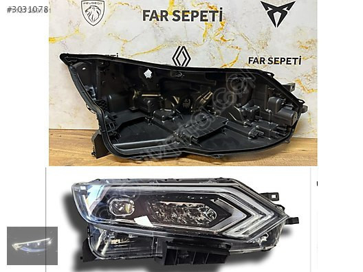 QASHQAİ SAĞ FAR KASASI FULL LED SIFIR 2017-2022 UYUMLU