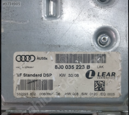 AUDİ TT AMFİ 8J0035223B