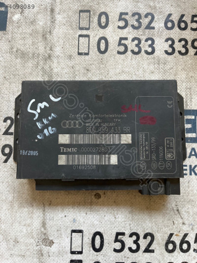 ÇIKMA AUDI A4 8E0 959 433 BR 8E0959433BR KONFOR KONTROL MODÜLÜ