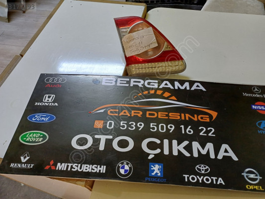 TOYOTA COROLLA 10 11 UYUMLU SAG ARKA STOP SIFIR