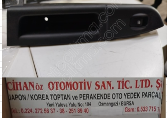 HYUNDAİ GETZ CAM DÜĞME ÇERÇEVESİ ARKA SAĞ DÜĞMELİ ORJİNAL 2006-