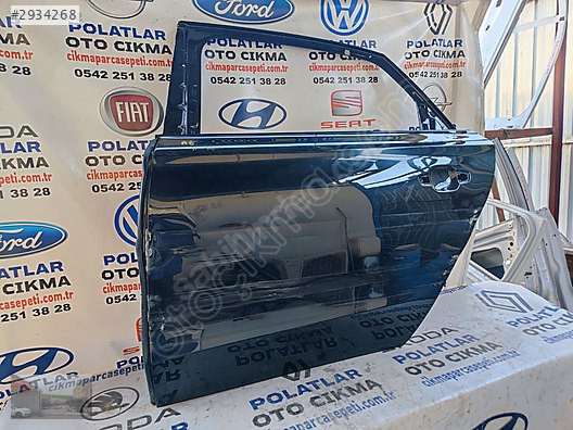 Audi A8 arka sol kapı Orjinal 2011-2014 göçük hasarlı siyah
