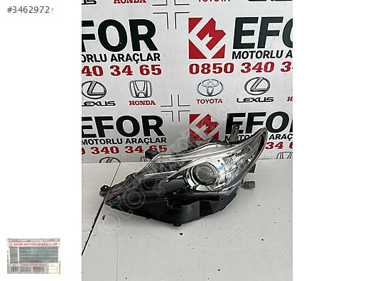 TOYOTA AURİS SOL FAR ÇIKMA ORJİNAL YEDEK PARÇA 13-15 MODEL
