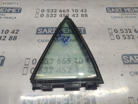ÇIKMA TOYOTA AURİS SOL ARKA KELEBEK CAMI 43R-00097