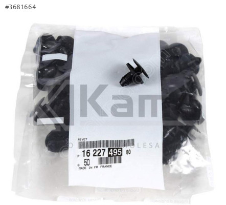 Peugeot 408 perçin motor kaput klipsi 1622749580