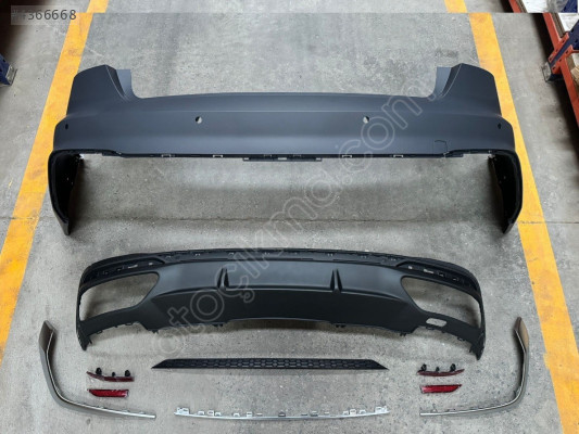 ARKA TAMPON SET S-LİNE (GRİ ÇITALI) A4 2020- SIFIR 8W0807067KGRU