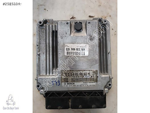 Audi A4 2.0 TDI Motor Beyni 03L906022MK - 0281015583 - EDC17