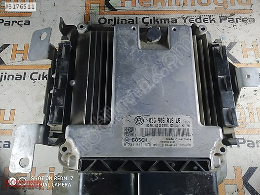 VW CADDY MOTOR BEYNİ 03G 906 016 LG 0281014070 03G906016LG 0 281