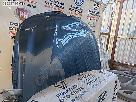 Renault klio talyant motor kaputu Orjinal göçük hasarlı füme