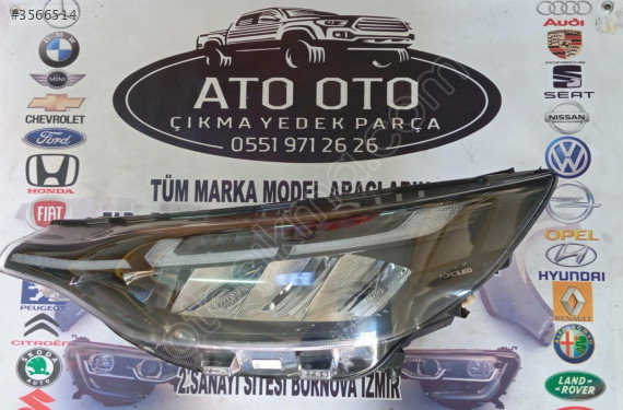 FORD TRANSİT CUSTOM ORJİNAL ÇIKMA SOL FAR