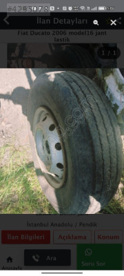 Fiat Ducato jant lastik