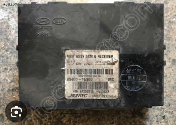 Hyundai Accent immobilizer Kontrol Beyni 95400-1E300