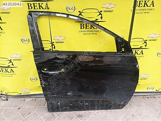 OPEL GRANDLAND X SAĞ ÖN KAPI SİYAH ÇIKMA ORJİNAL YEDEK PARÇA
