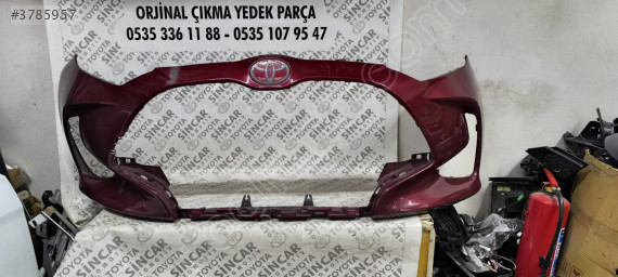 SİNCAR OTO'DAN TOYOTA YARİS 2020 2025 ÖN TAMPON ÇIKMA ORJİNAL
