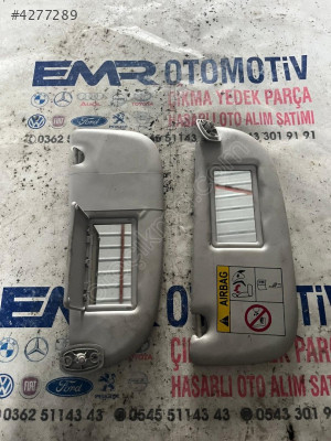 Peugeot 206 ön sağ sol güneşlik