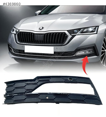 5E3807681C SKODA OCTAVİA 2021 SİS KAPAGI SOL KROMSUZ