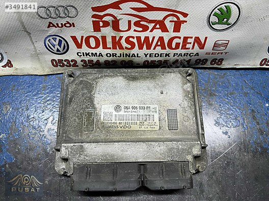 SEAT LEON 1.6 MOTOR BEYİNİ ECU 06A906033FF 1.6BSE BENZİNLİ