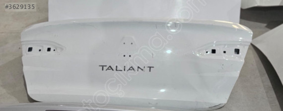 RENAULT TALİANT BEYAZ BAGAJ KAPAĞI ORJINAL LOKALLIK