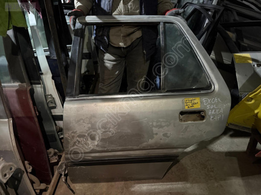 HYUNDAİ EXCEL SOL ARKA KAPI ORJİNAL ÇIKMA TEMİZ GRİ RENK