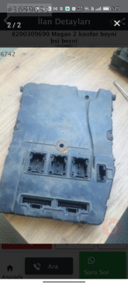 Megane 2 UC beyni 8200309690
