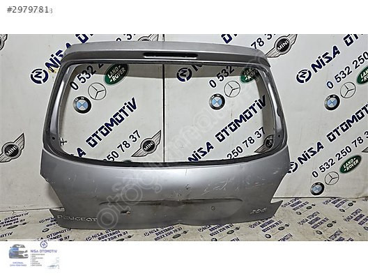 PEUGEOT 206 BAGAJ KAPAĞI ORJ ÇIKMA